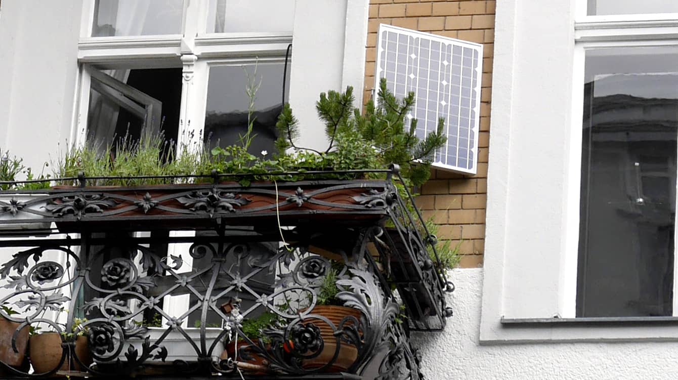 Online-Vortrag: Stecker-Solar – Eigenen Strom auf Balkon und Terrasse erzeugen